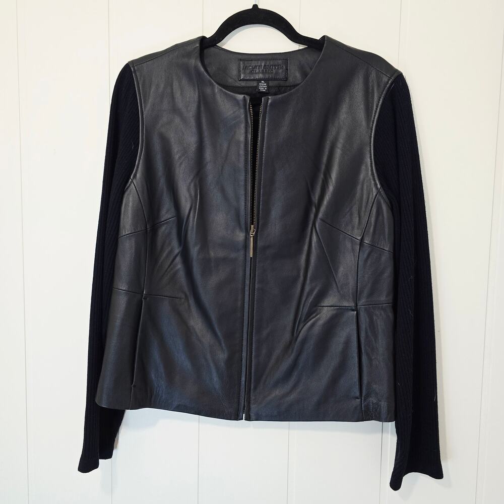 Jaclyn Smith Black Leather Jacket